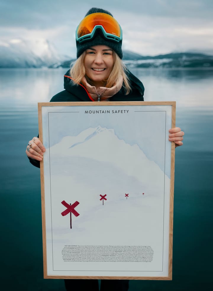 Mountain safety poster, 50x70 cm Kunskapstavlan®