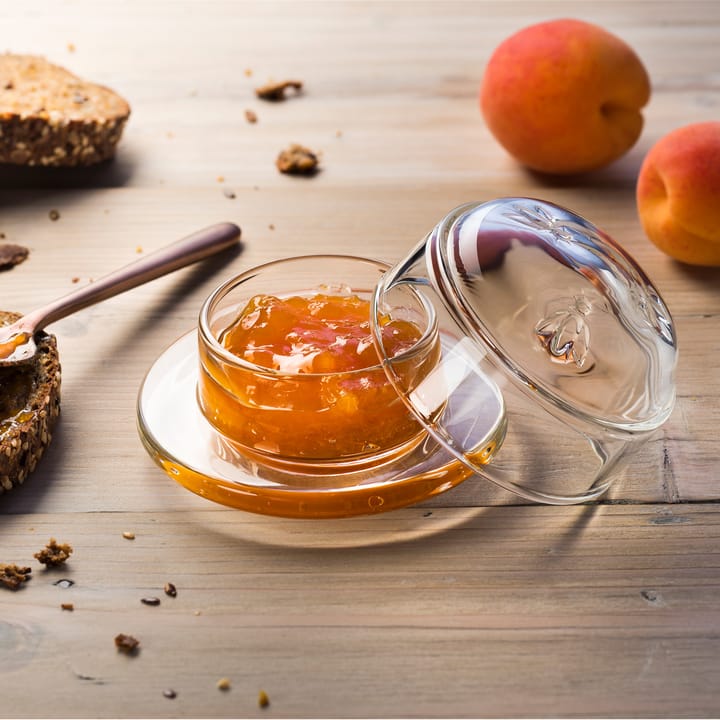 Abeille butter dish Ø10 cm, Transparent La Rochère