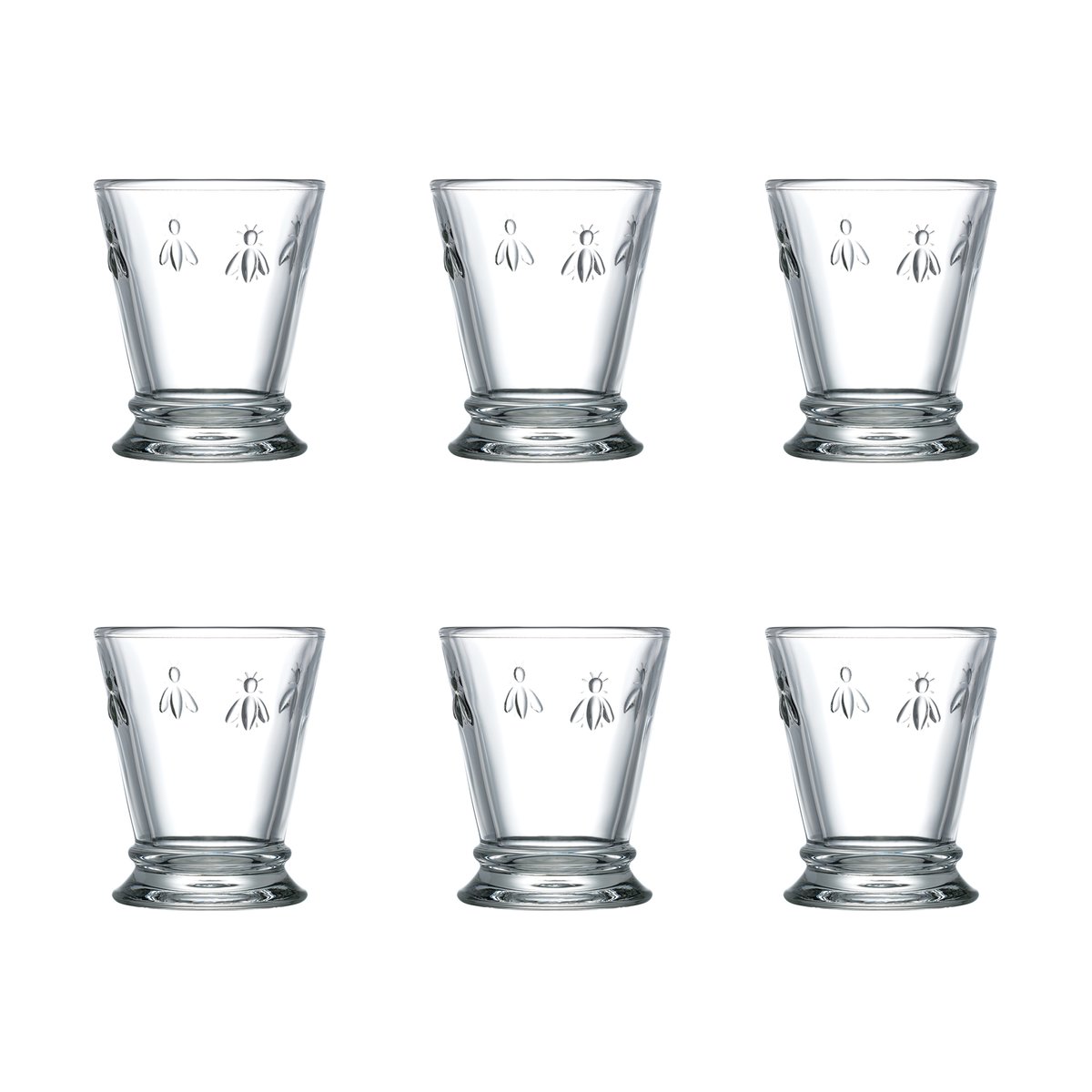 La Rochère Abeille drinking glass 26 cl 6-pack Clear