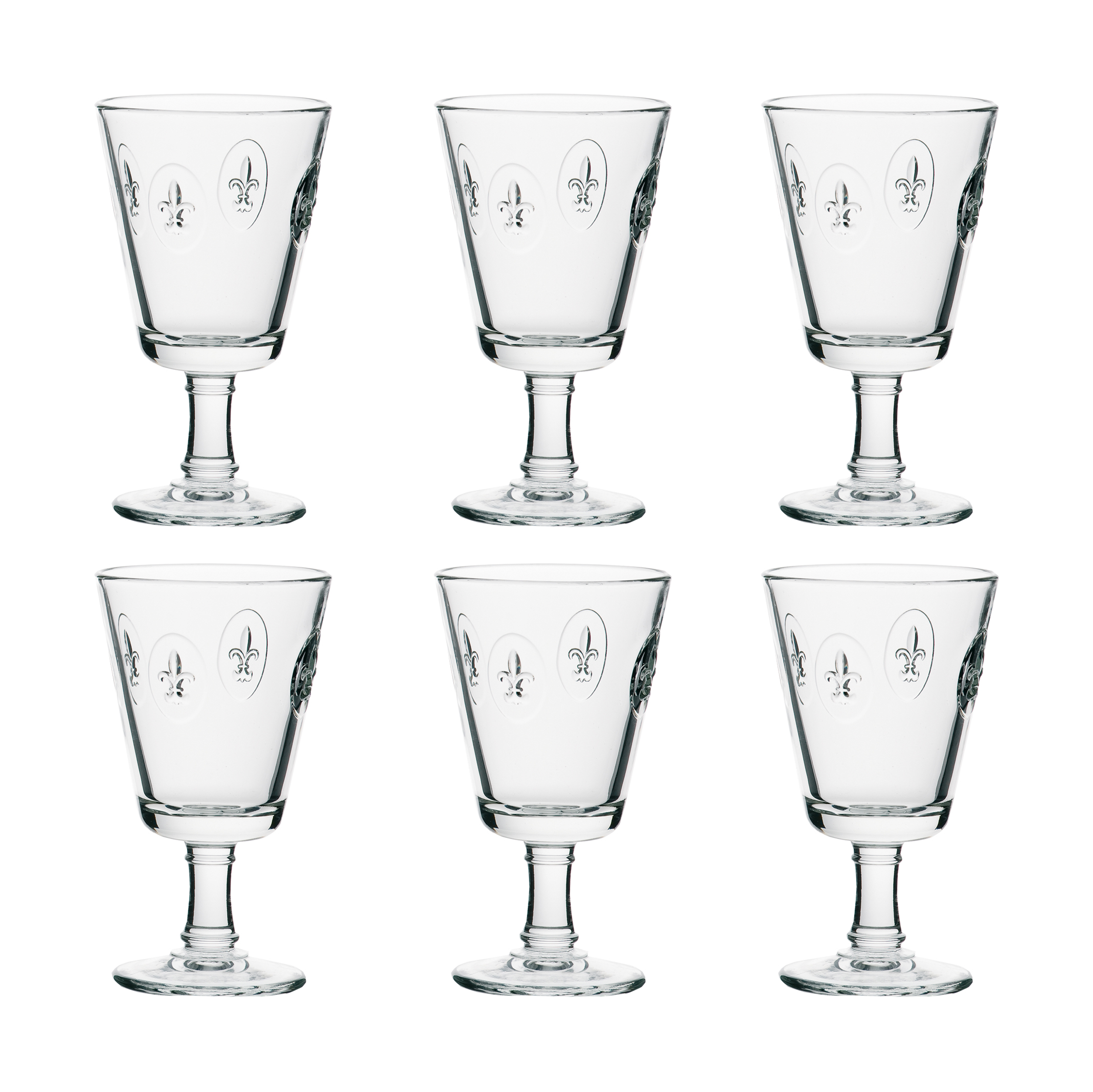 Fleur Wine Glass Clear 16 oz — Le Cadeaux