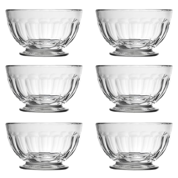 Perigord dessert bowl on foot 50 cl 6-pack - Transparent - La Rochère