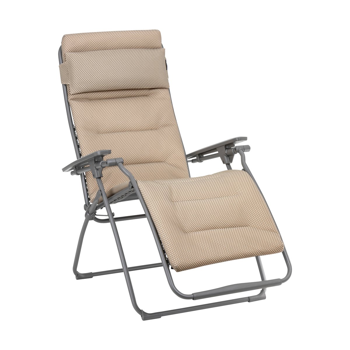 Lafuma Futura BeComfort sun lounger Dark grey-moka