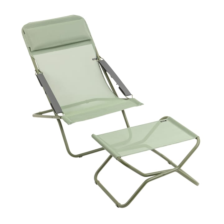 Transabed Batyline sun lounger, Moss Lafuma