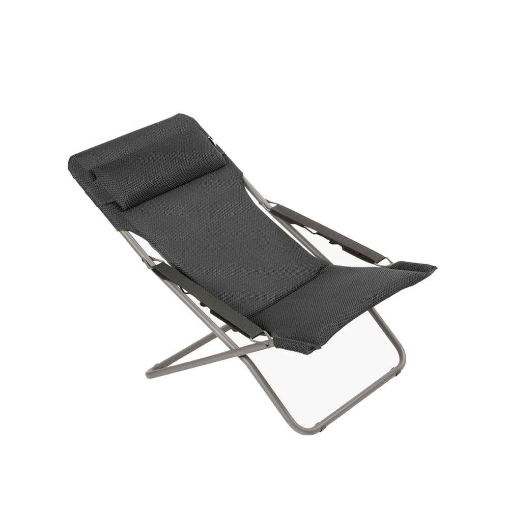 Lafuma Transabed BeComfort sun lounger Becomfort dark grey