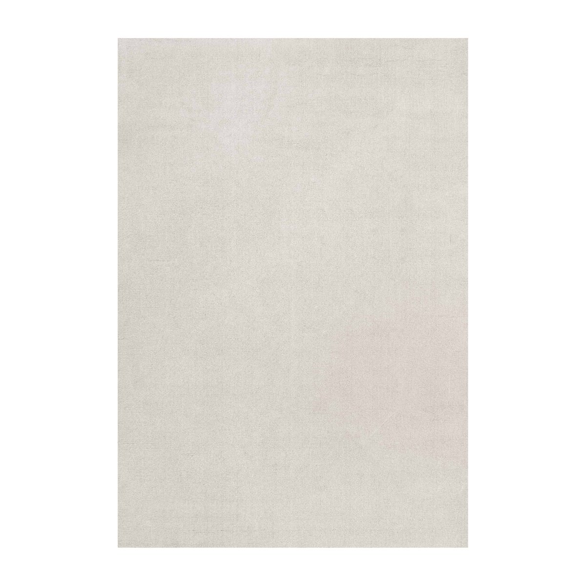 Layered Classic solid wool carpet 180x270 cm Bone white