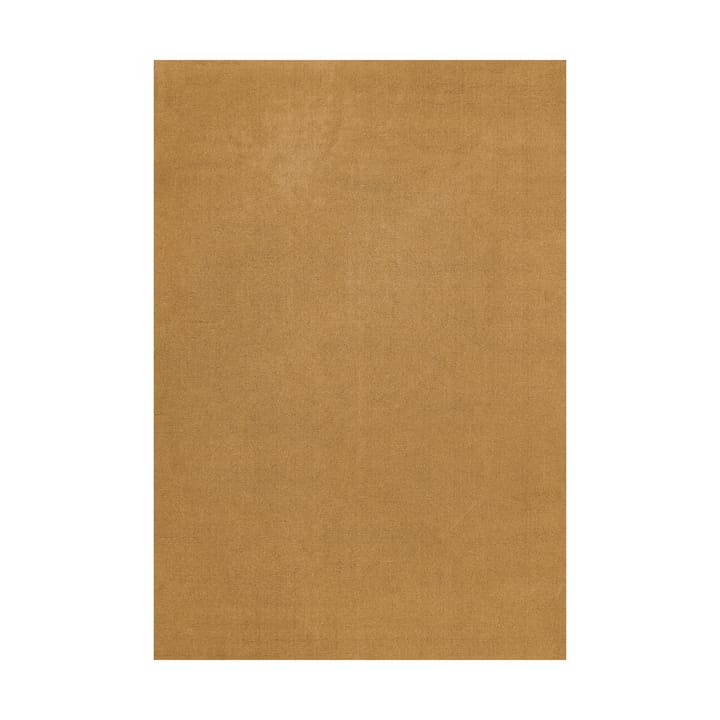 Classic solid wool carpet 180x270 cm - Ochre, 180x270 cm - Layered