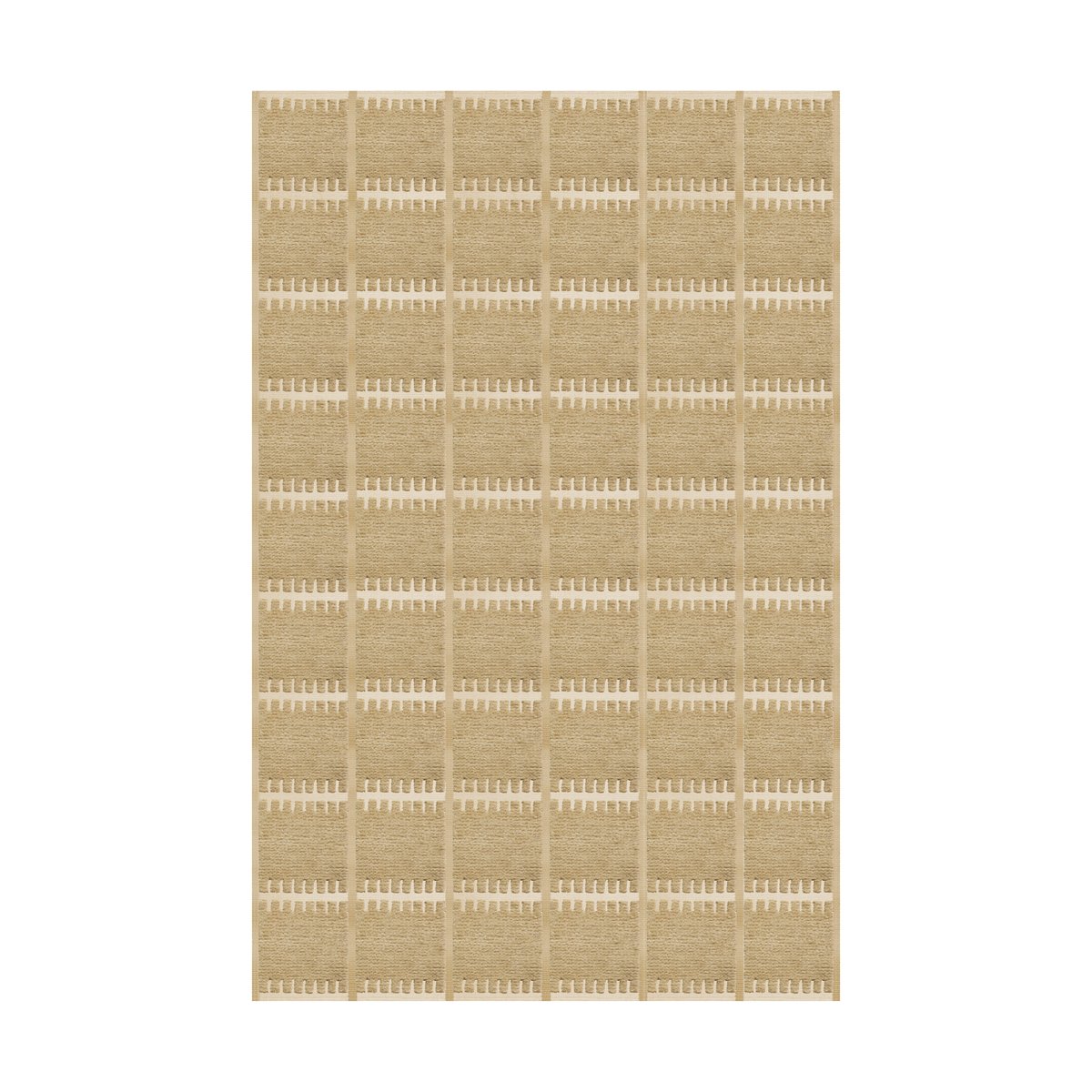 Layered Lilly wool carpet Mustard, 200x300 cm