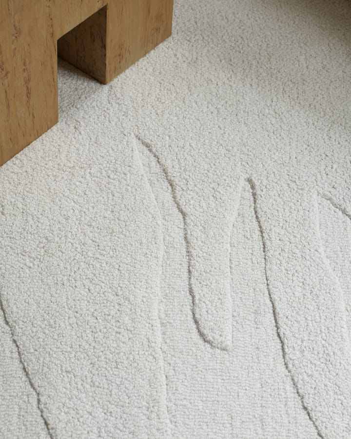 Nami wool carpet - Bone White 300x400 cm - Layered