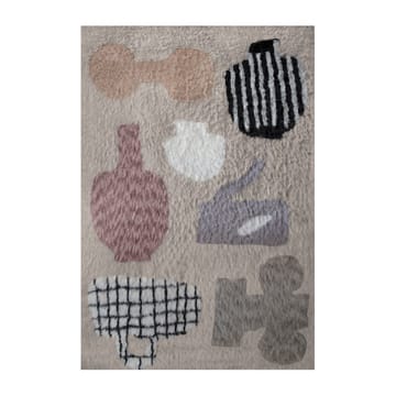 Picnic wool carpet - Beige. 250x350 cm - Layered