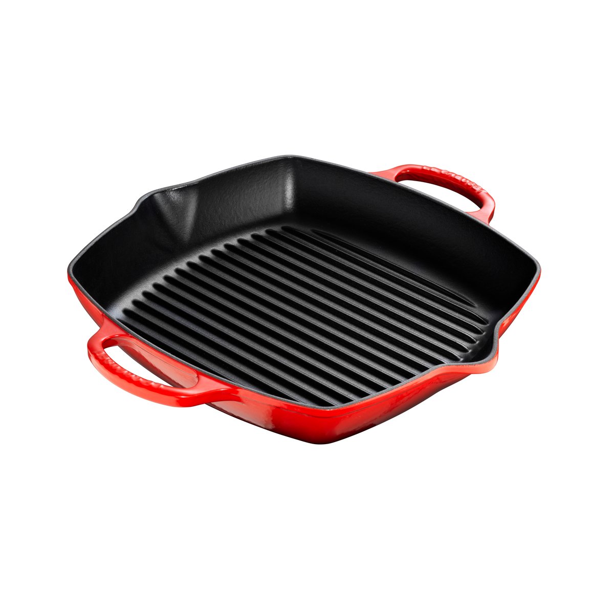 Le Creuset Deep square grill pan 30 cm Cerise