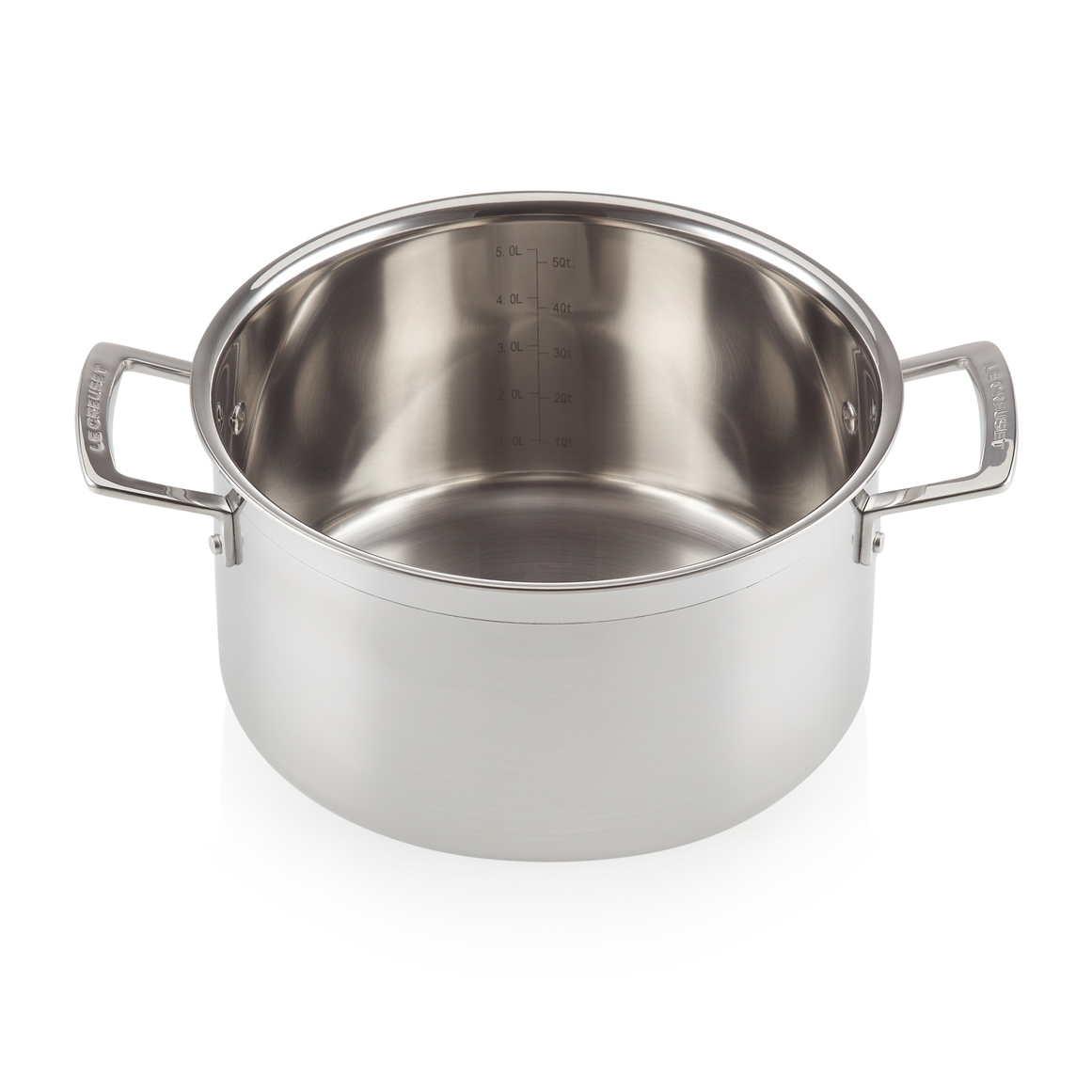  Le Creuset Tri-Ply Stainless Steel Rondeau Pan, 4.5