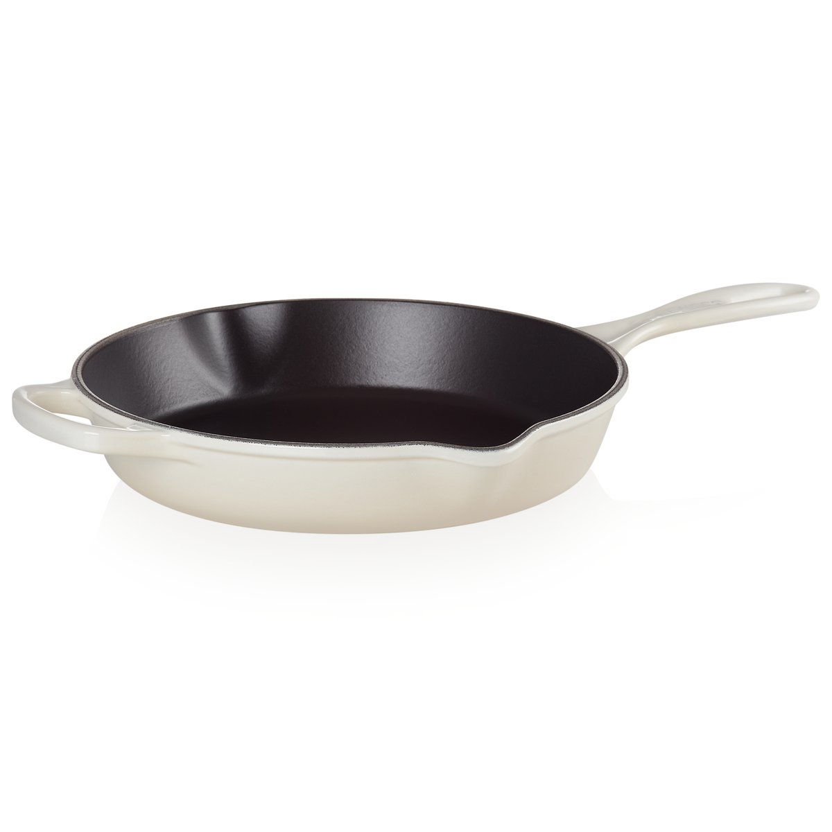 Le Creuset Le Creuset deep frying pan cast iron handle 26 cm Meringue