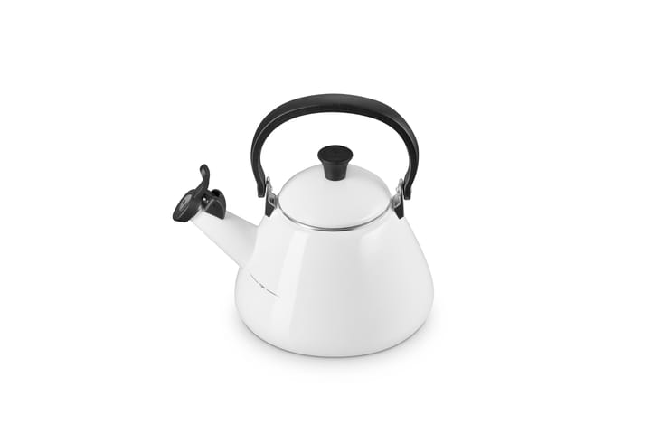 Le Creuset Kone kettle with whistle, White Le Creuset