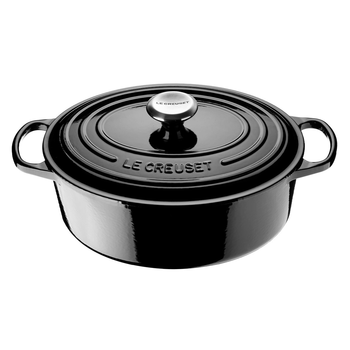 Le Creuset Le Creuset oval casserole 4.1 l Black