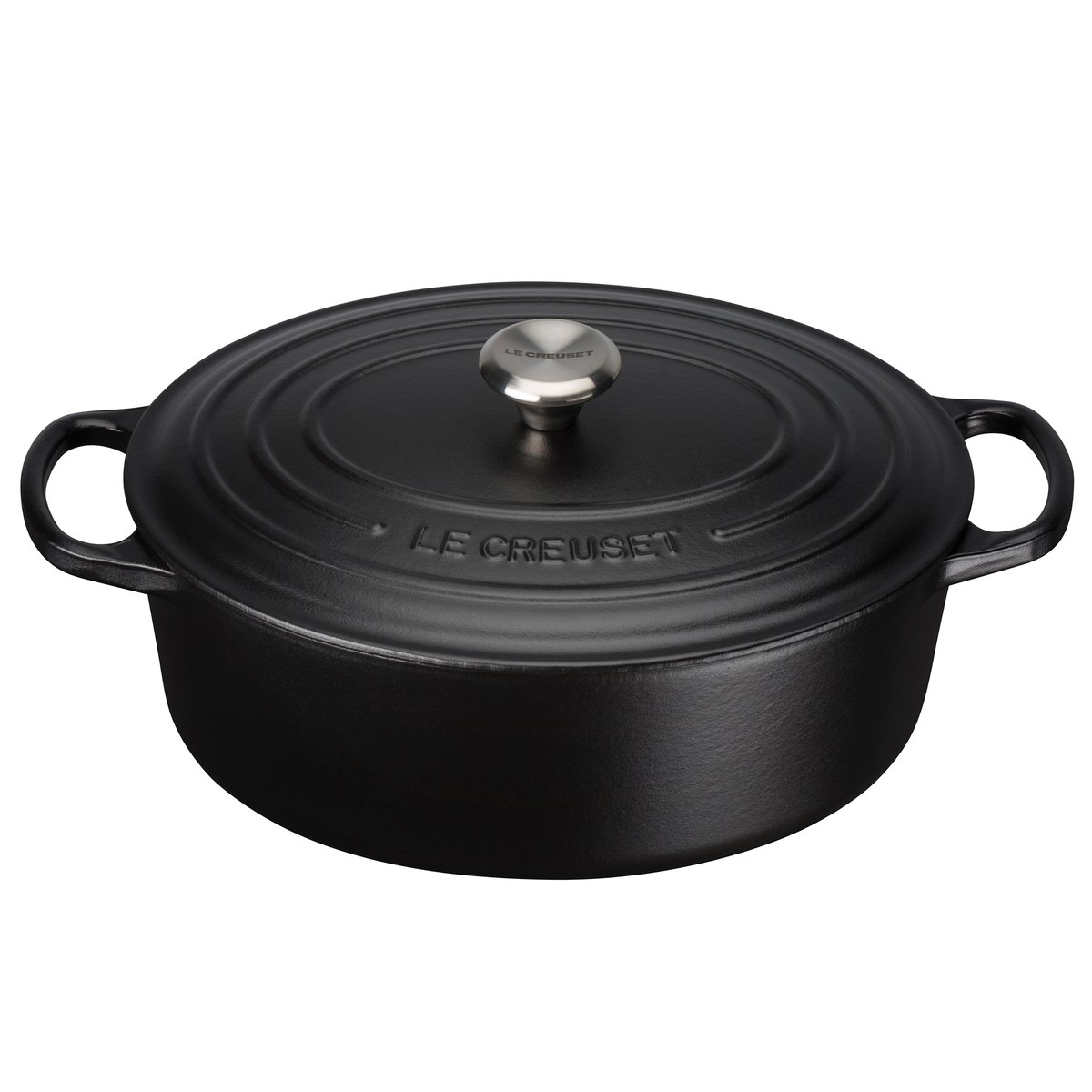 Le Creuset Le Creuset oval casserole 4.1 l Matte Black