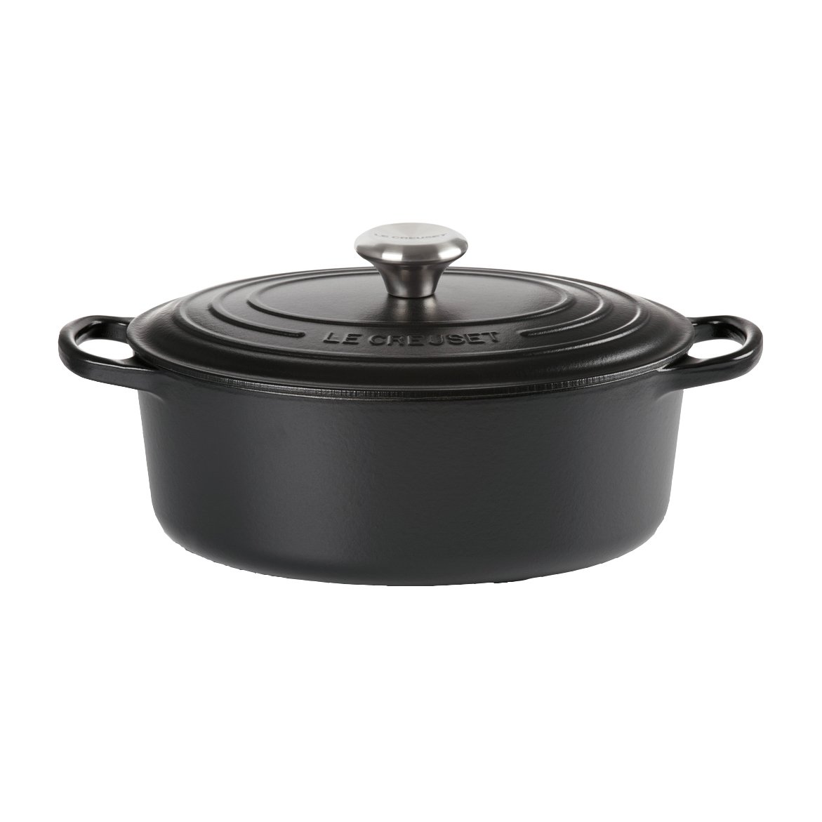 Le Creuset Le Creuset oval casserole 6.3 l Matte black