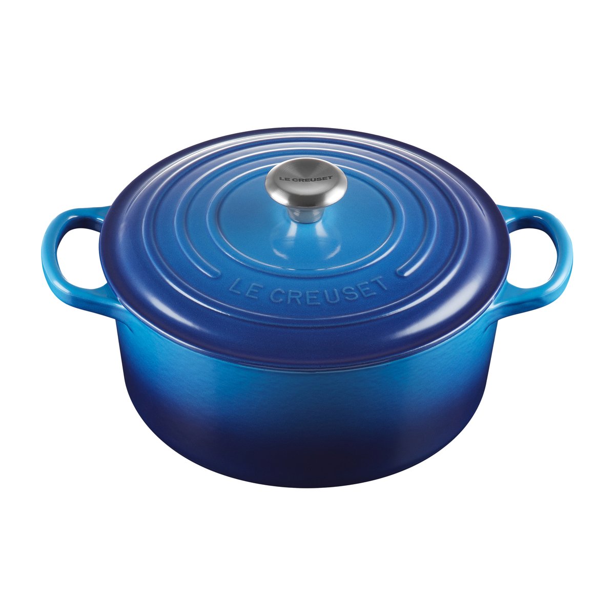 Le Creuset Le Creuset round casserole 3.3 l Azure blue