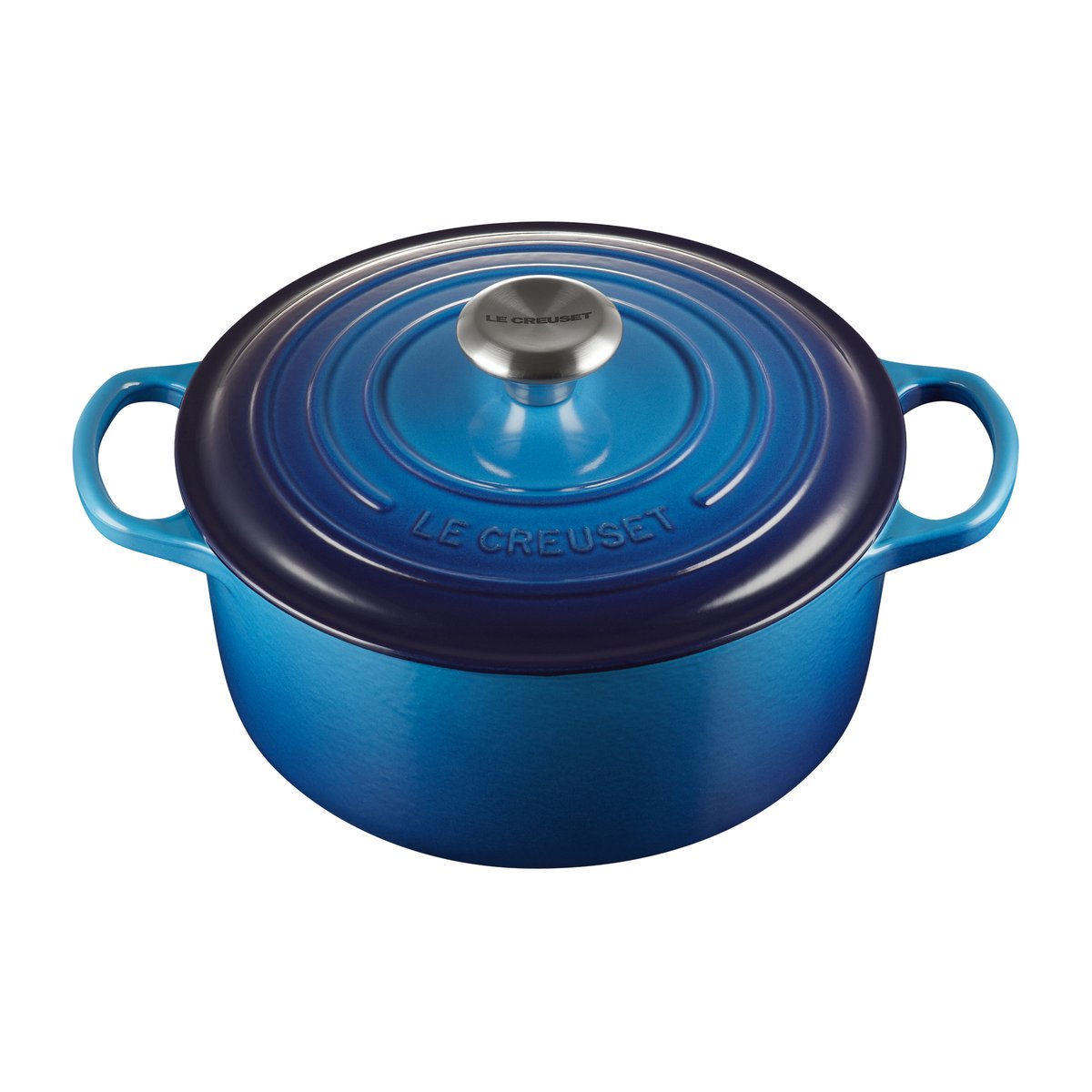 Le Creuset Le Creuset round casserole 4.2 l Azure blue