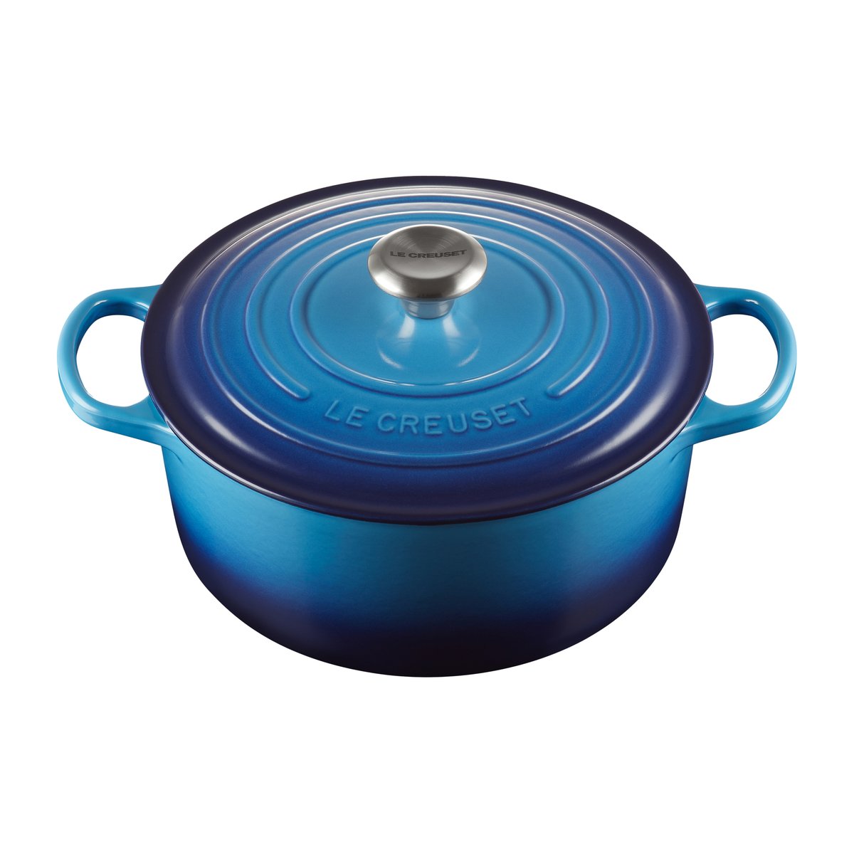 Le Creuset Le Creuset round casserole 5.3 l Azure blue