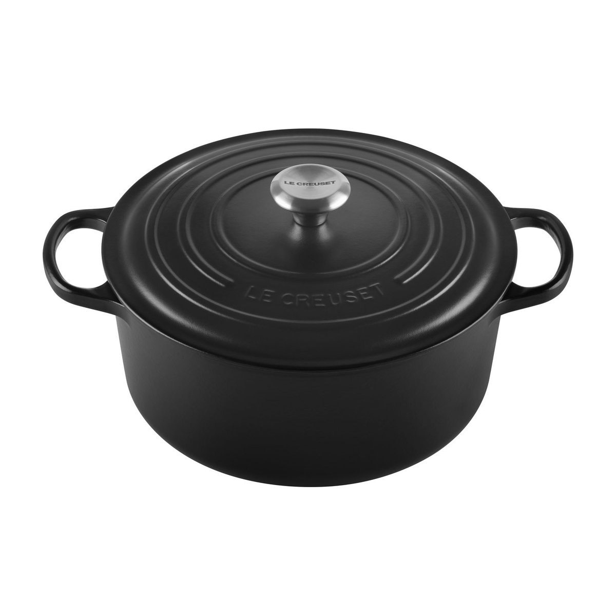 Le Creuset Le Creuset round casserole 6.7 l Matte black