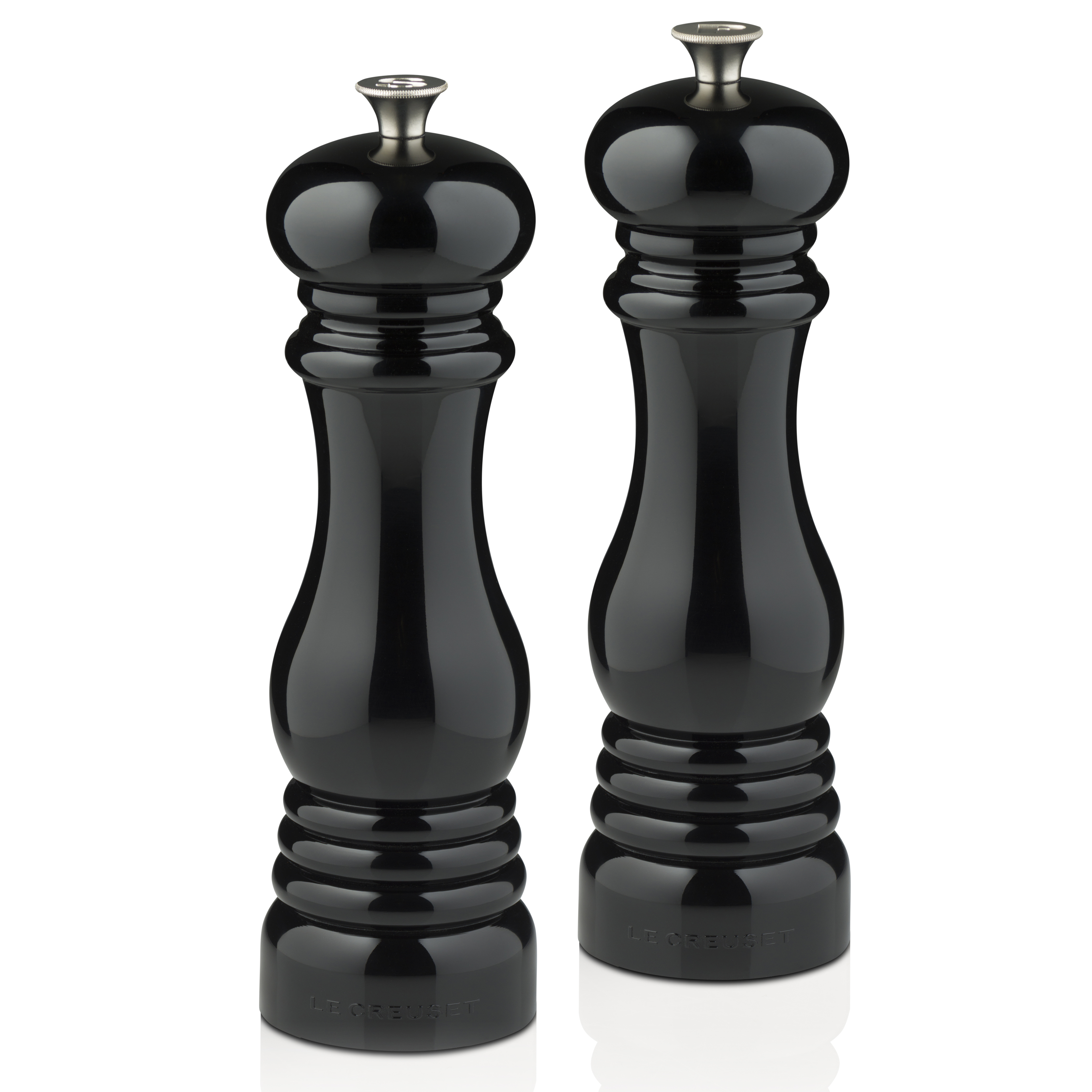 Le Creuset Salt and Pepper Mill Set - Black & White