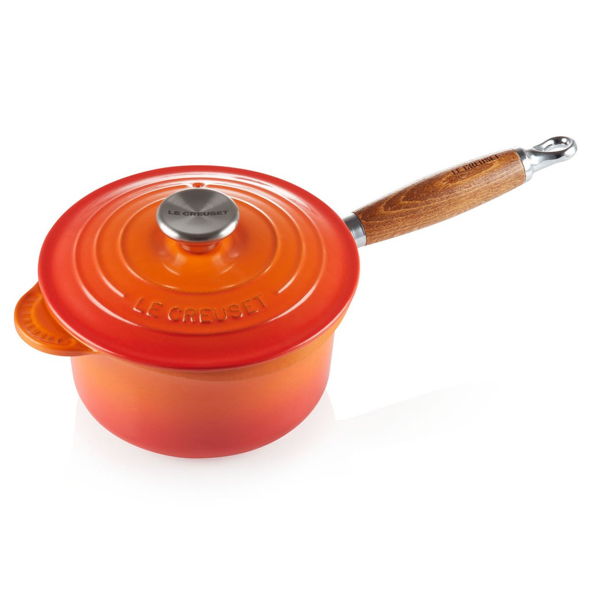 Le Creuset Le Creuset saucepan with wooden handle 1.8 l Volcanic