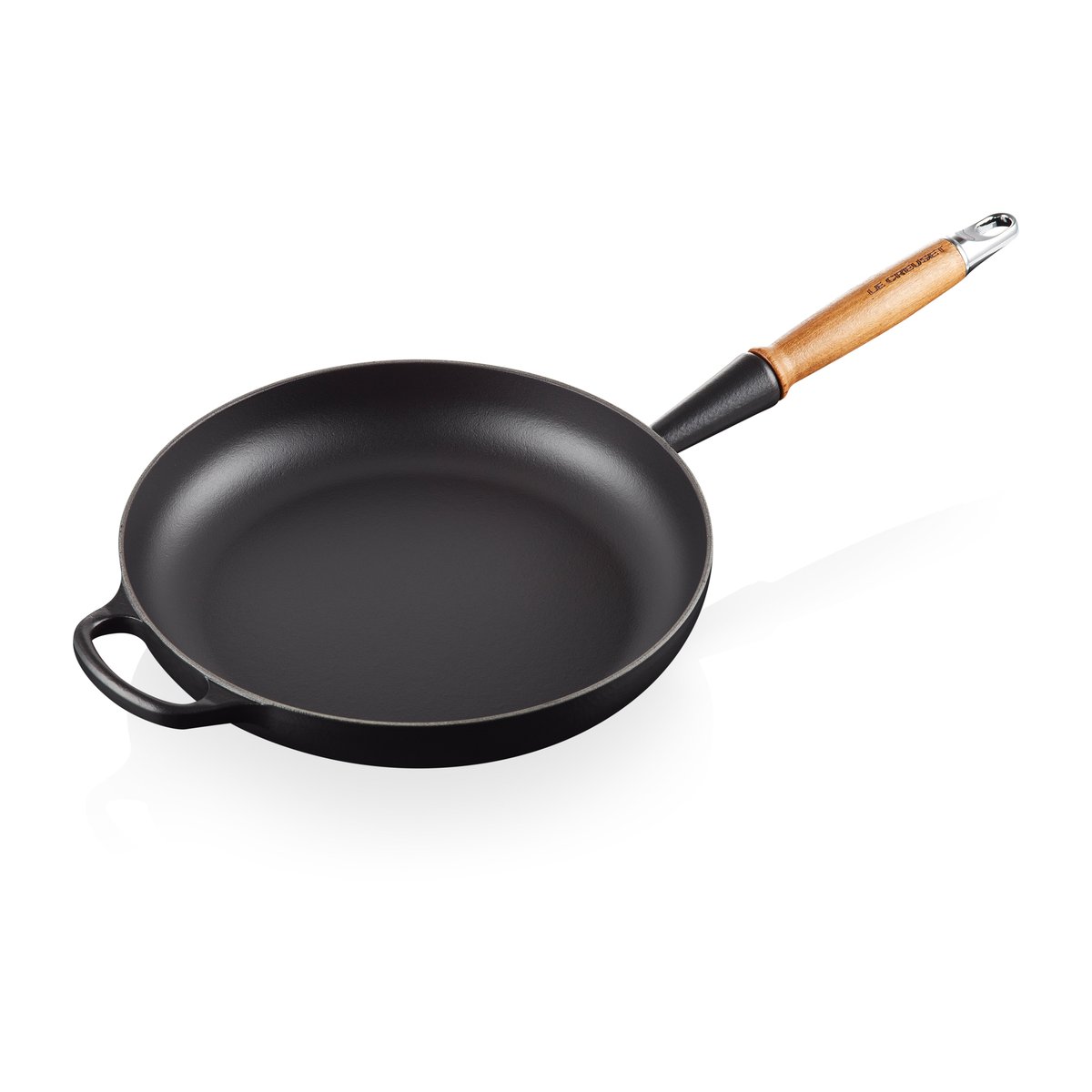 Le Creuset Le Creuset Signature frying pan wooden handle 28 cm Matte Black