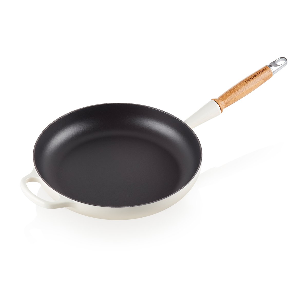 Le Creuset Le Creuset Signature frying pan wooden handle 28 cm Meringue