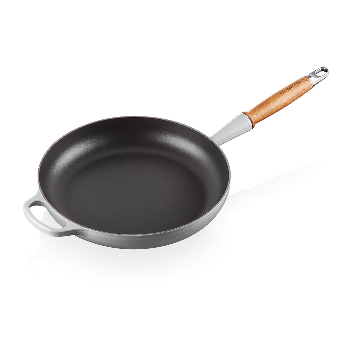 Le Creuset Le Creuset Signature frying pan wooden handle 28 cm Mist Grey