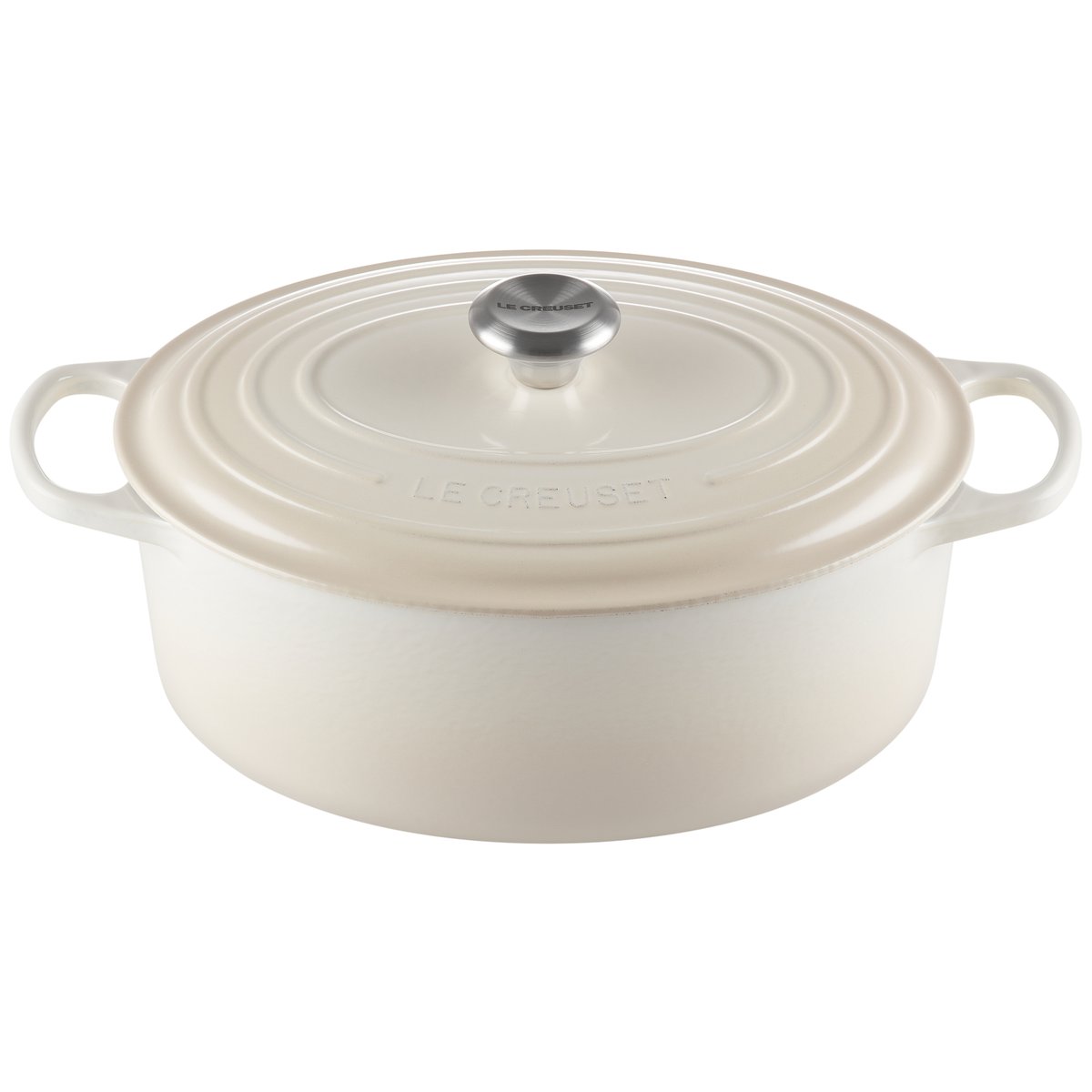 Le Creuset Le Creuset Signature oval casserole 6.3 l Meringue