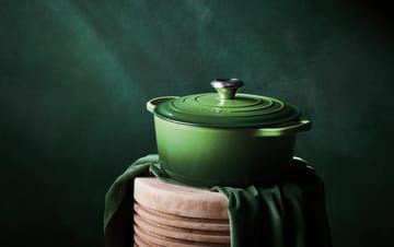 Le Creuset Signature round casserole 4.2 l - Bamboo Green - Le Creuset