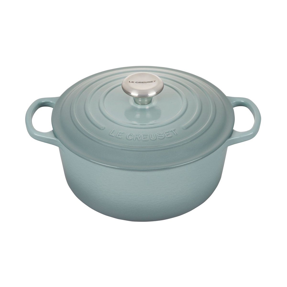 Le Creuset Le Creuset Signature round casserole 4.2 l Sea Salt