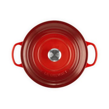 Le Creuset Signature round casserole 6.7 l - Cerise - Le Creuset