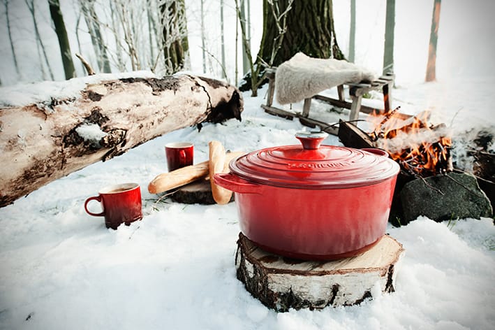 Le Creuset Signature round casserole 6.7 l, Cerise Le Creuset