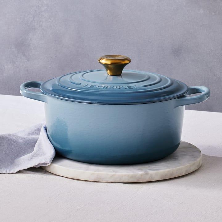 Le Creuset Signature round casserole 6.7 l - Chambray - Le Creuset