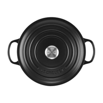 Le Creuset Signature round casserole 6.7 l - Matte black - Le Creuset