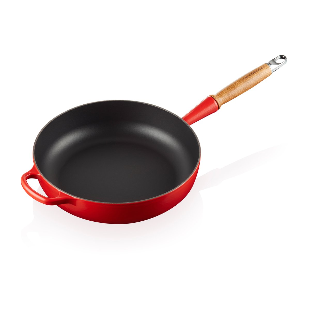 Le Creuset Le Creuset Signature sauce pan wooden handle 28 cm Cerise