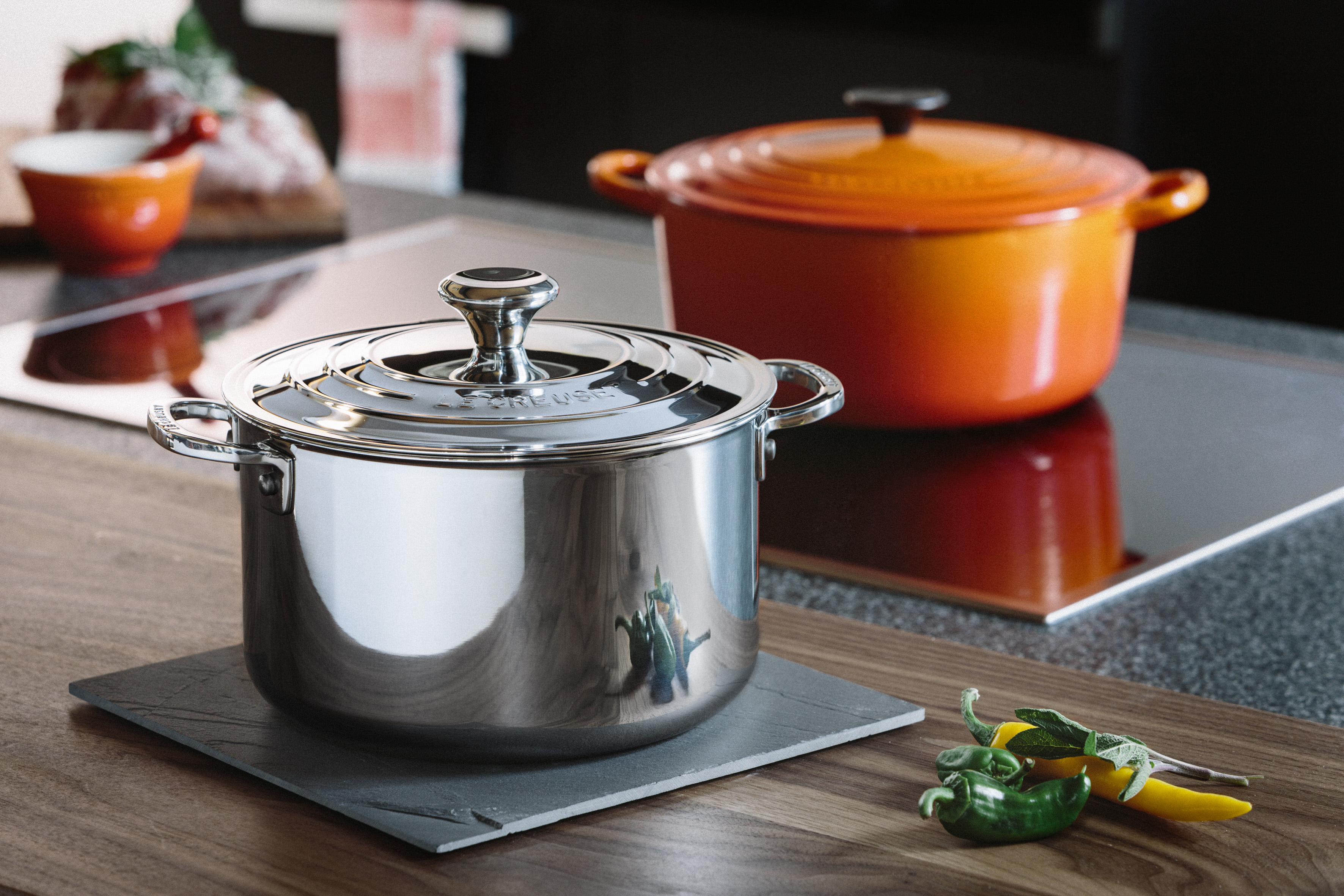 Le Creuset 3-ply PLUS casserole à pâtes avec insert 26 cm