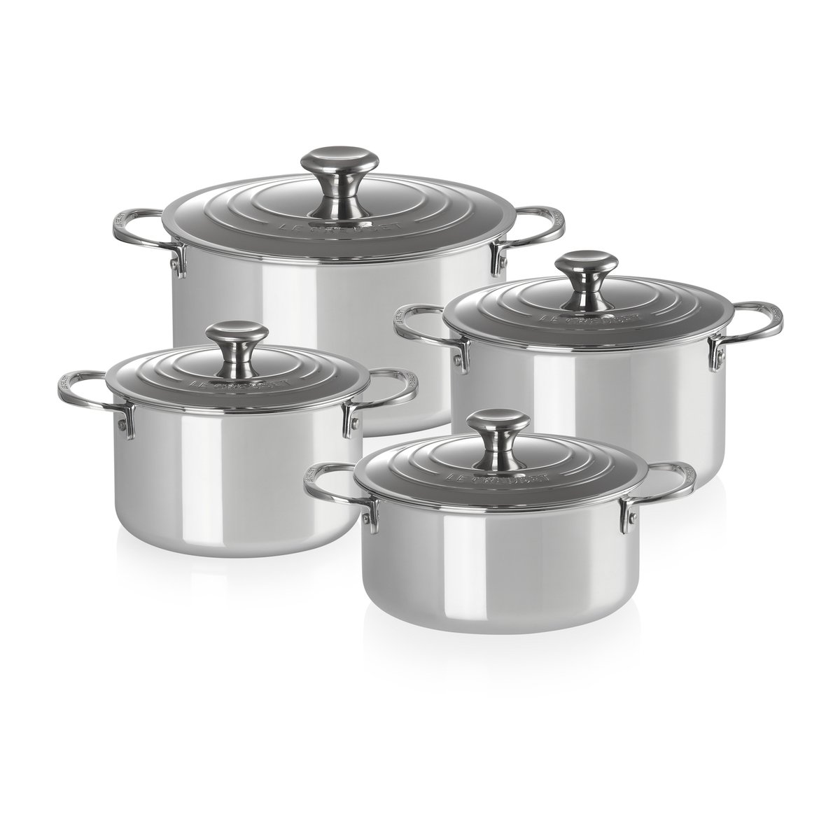 Le Creuset Signature 3-Ply pot set 4 pieces