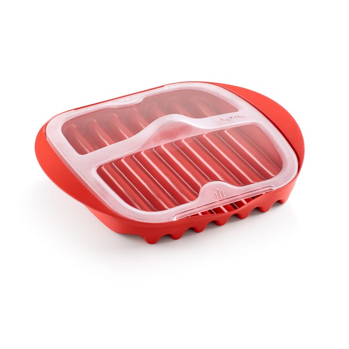 Lékué bacon mold for microwave - Red - Lékué