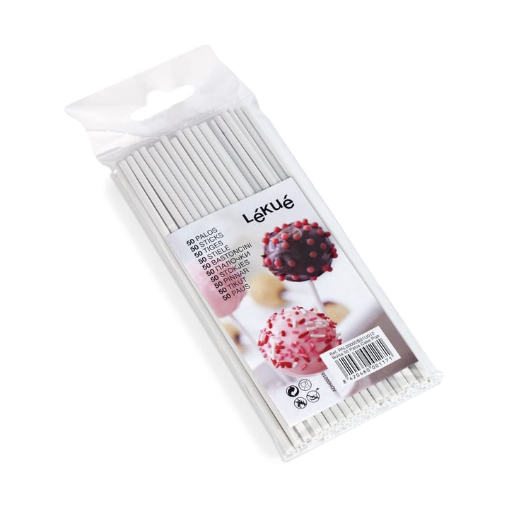 Lékué cake pop sticks 50-pack - White - Lékué