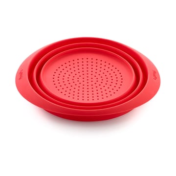 Lékué collapsible colander silicone - Red - Lékué