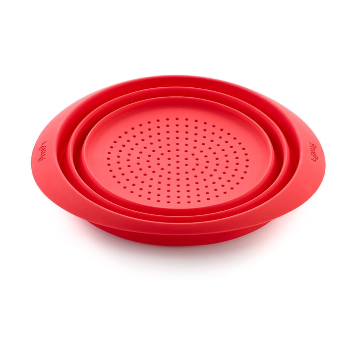 Lékué collapsible colander silicone, Red Lékué