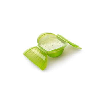 Lékué deep steamer micro tray 3-4 servings. - Green - Lékué