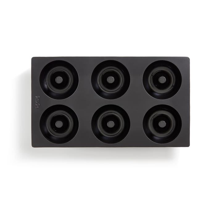 Lékué donut mold silicone 6 pcs - Black - Lékué