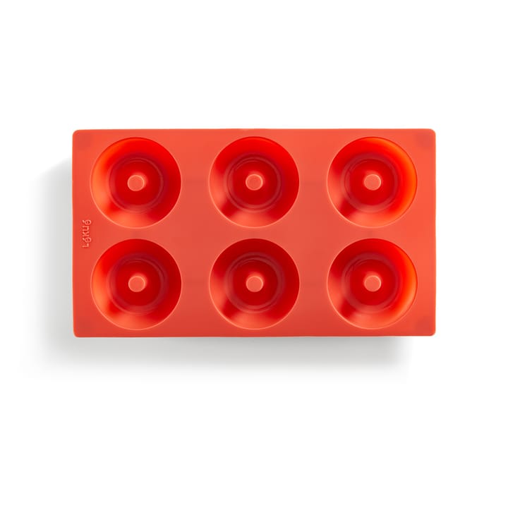 Lékué donut mold silicone 6 pcs - Red - Lékué