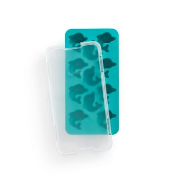 Lékué ice cube tray with lid turquoise - Dolphin - Lékué