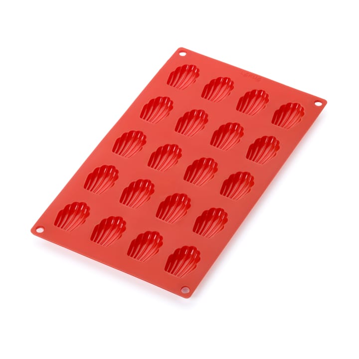 Lékué madeleine mold mini silicone 20 pcs - Red - Lékué