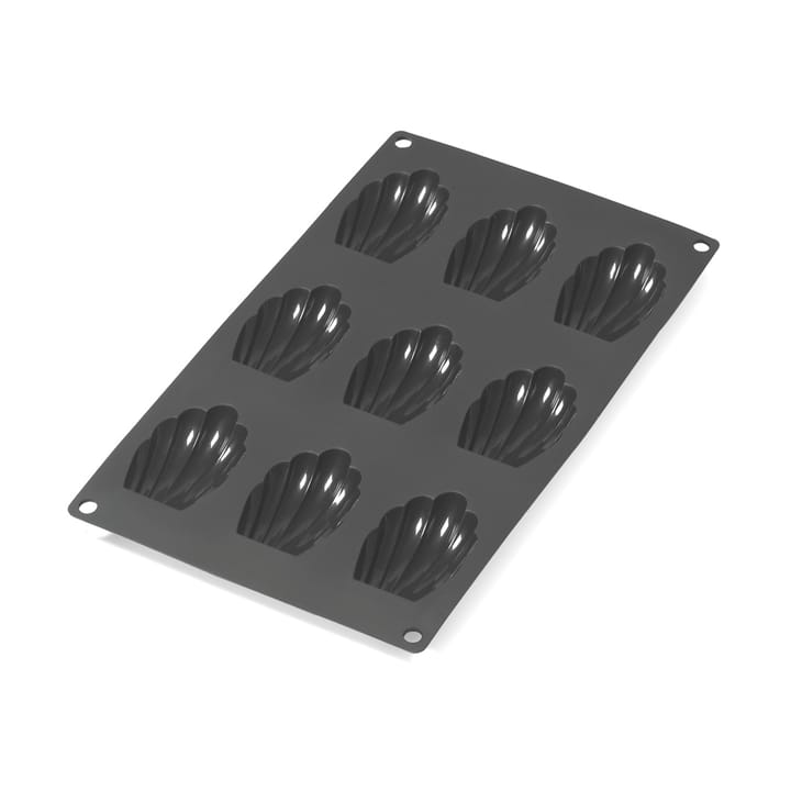 Lékué madeleine mold silicone 9 pcs - Black - Lékué