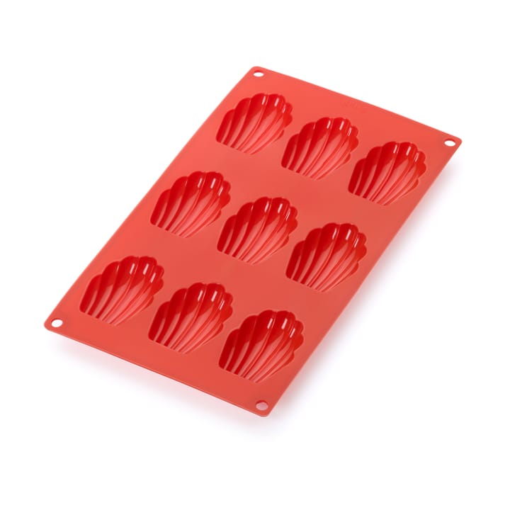 Lékué madeleine mold silicone 9 pcs - Red - Lékué